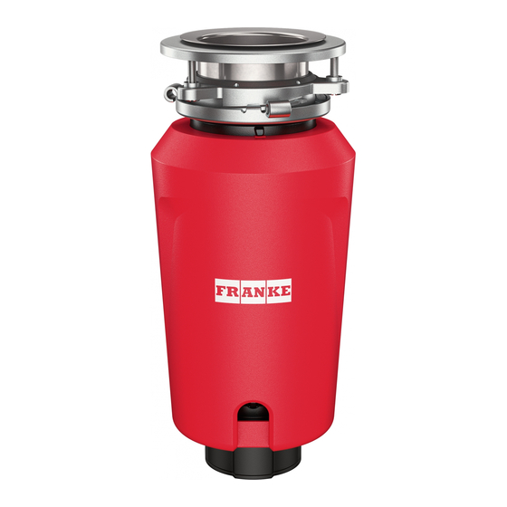 Franke SLIM45 User And Installation Manual