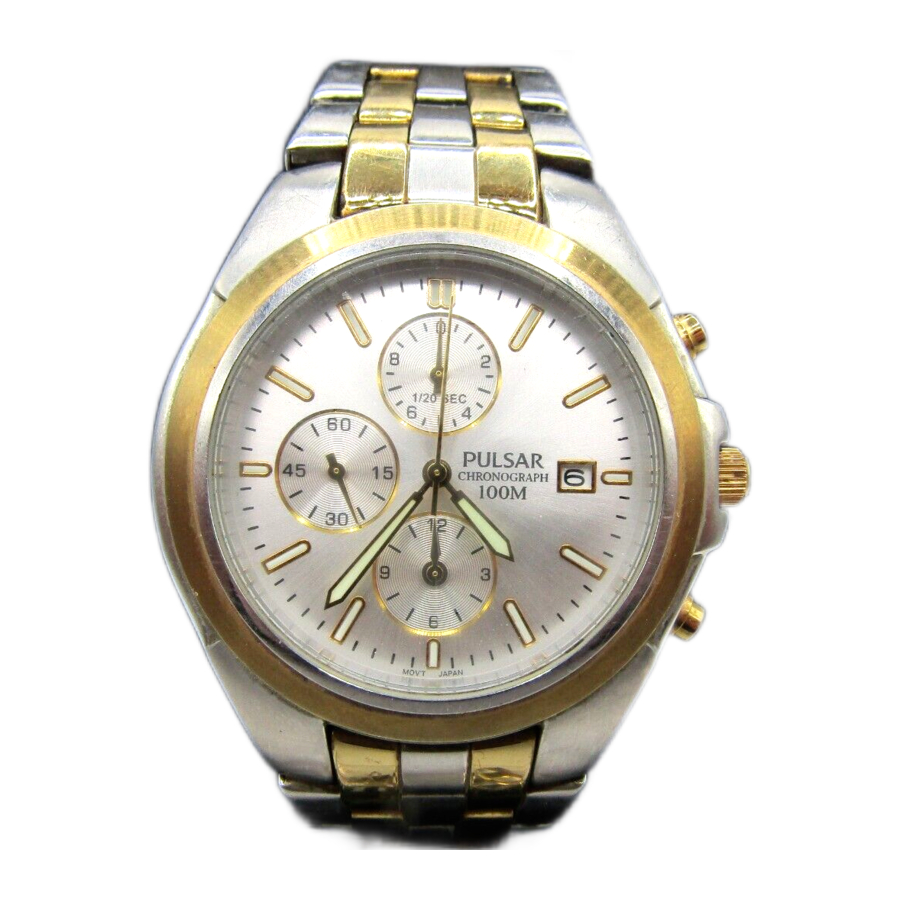 Pulsar YM92, 7T92 - Watch Manual