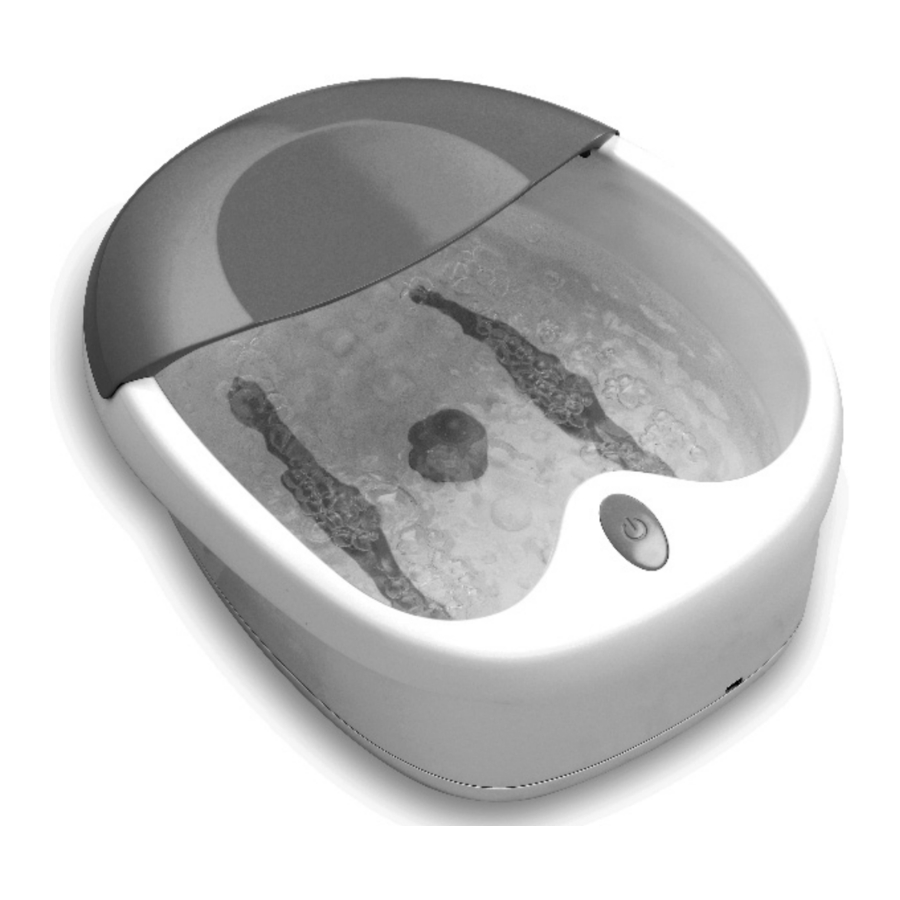 Homedics BubbleBliss FB-30-2 Manual