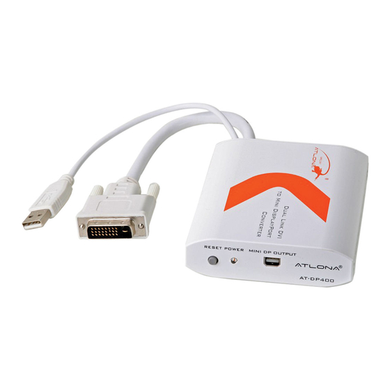 Atlona AT-DP400 User Manual