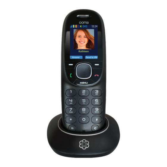 ooma HD2 Handset Quick Start Manual
