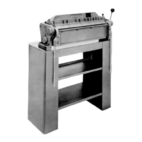 Roper Whitney PEXTO PX-24 Operating Instructions And Parts Identification