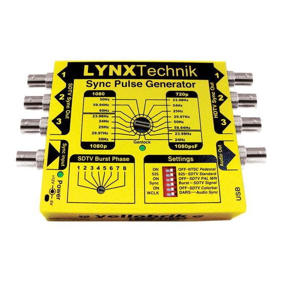 LYNXTechnik Yellobrik SPG 1707 Quick Reference