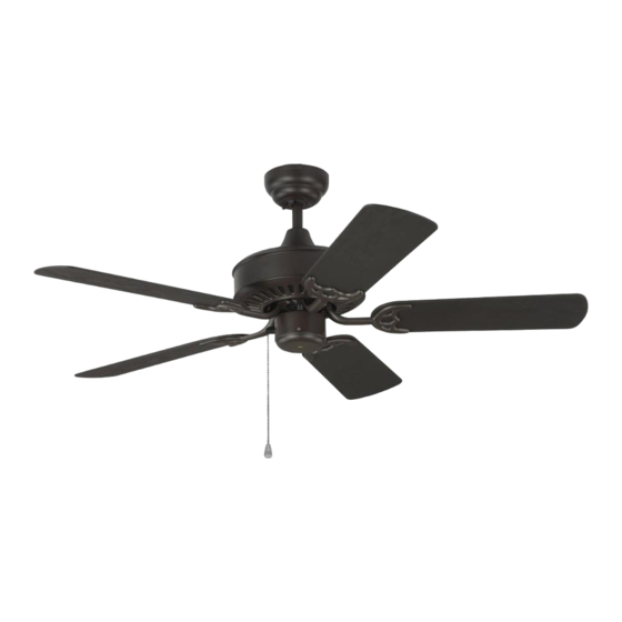 Monte Carlo Fan Company 5HVO44 Series Owner's Manual And Installation Manual