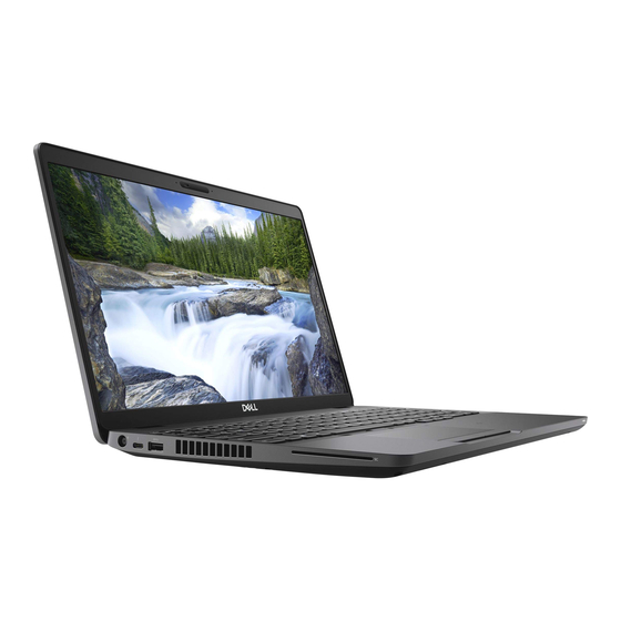Dell Latitude 5501 Setup And Specifications Manual