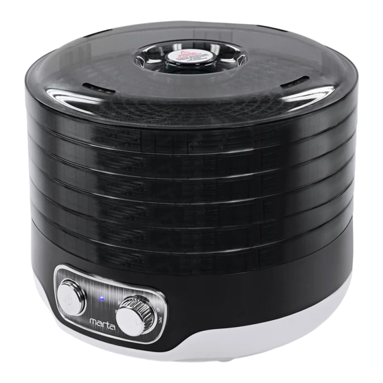 User Manuals: Marta MFD-2052PS Electric Food Dryer