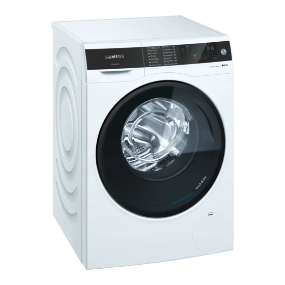 Siemens WD4HU540DN Manuals