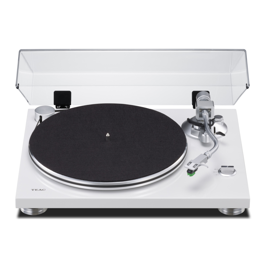 Teac TN-3B-SE - Analog Turntable Manual