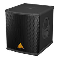 Behringer Eurolive B1200D-PRO Quick Start Manual