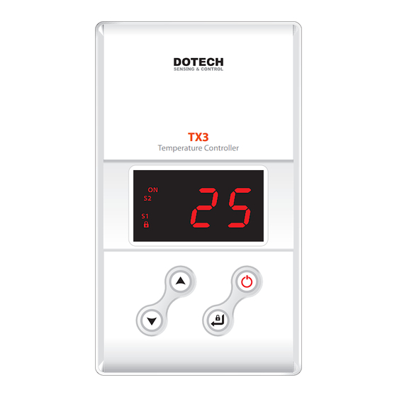 DOTECH TX3H-00 Operating Instructions