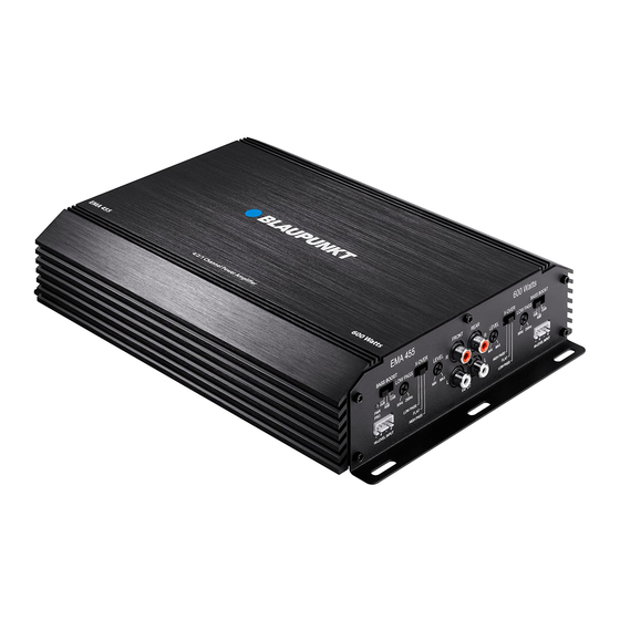 Blaupunkt EMA 455 Manual