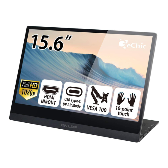 GeChic On-Lap M505T/I User Manual