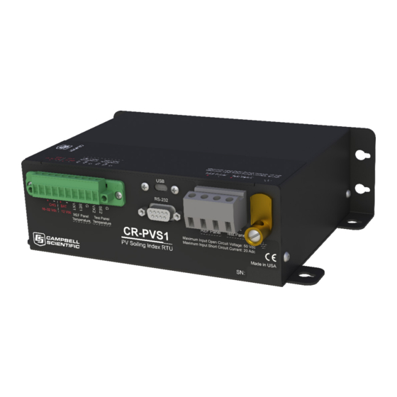 Campbell CR-PVS1 Product Manual