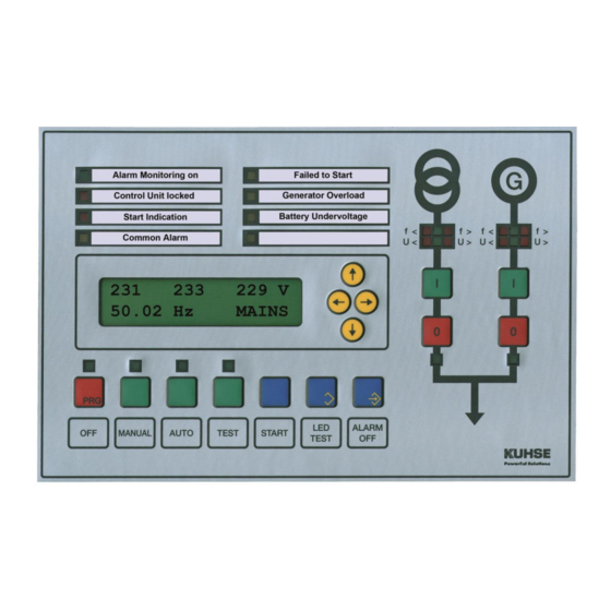 Kuhse KEA 201 ERSY Service Manual