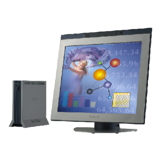 Sony SDM-N80 Marketing Specifications