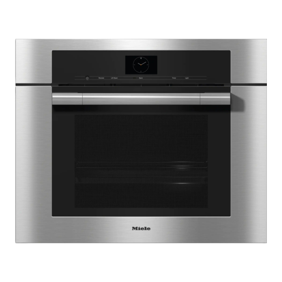 Miele DGC 7580 Operating And Installation Instructions