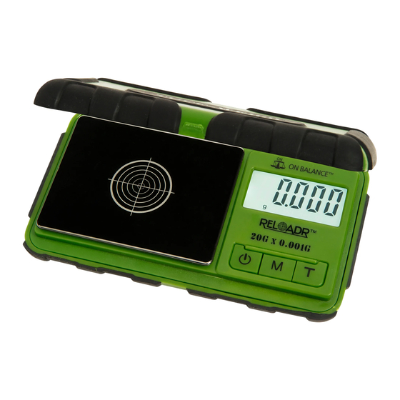 On Balance RLD-20 Quick Start Manual