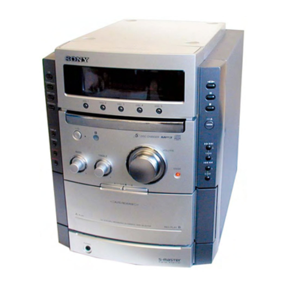 Sony HCD-NXM3 Service Manual