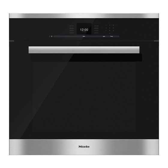 Miele H6680BPBL Operating And Installation Instructions
