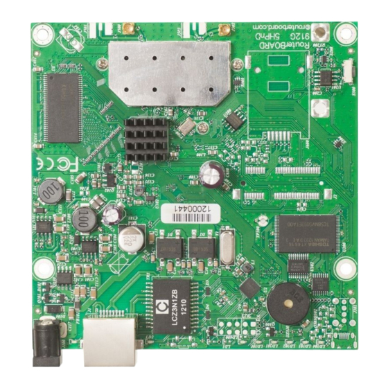 MikroTik RB911G-5HPnD Quick Manual