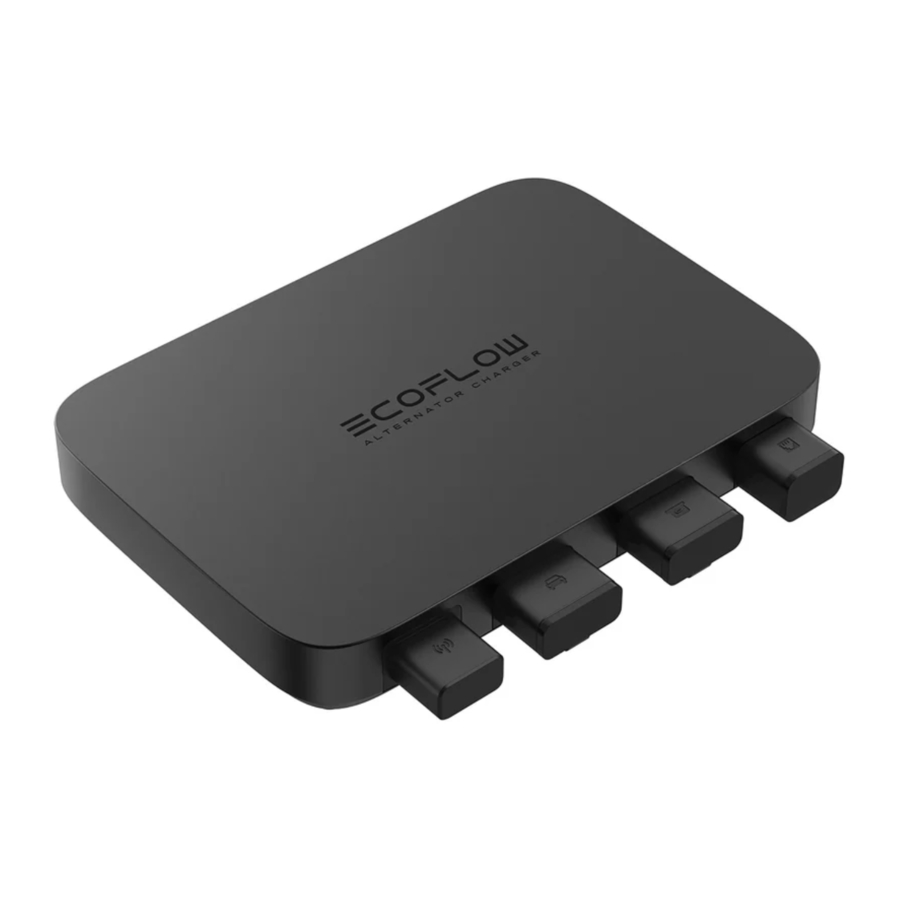 EcoFlow Alternator Charger Manual