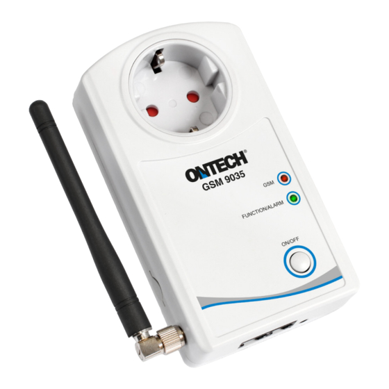 Ontech GSM 9035 Manuals