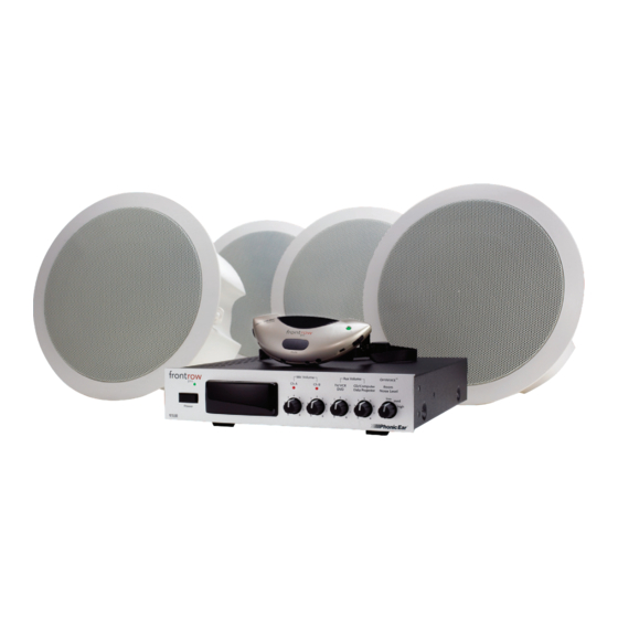 Phonic Ear FrontRow Pro Installer's Manual