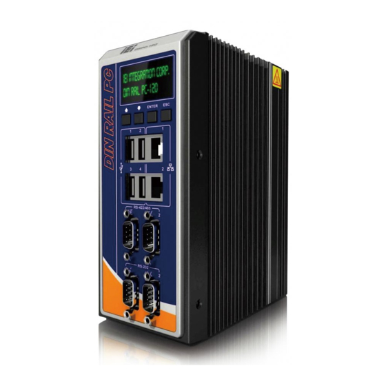IEI Technology DRPC-120-QGW Quick Start Manual