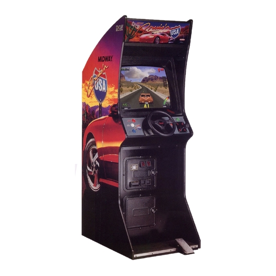 Midway CRUIS'N USA Arcade Racing Game Manuals