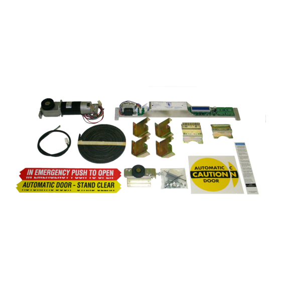 Door Controls DC One Sliding Retrofit Manuals