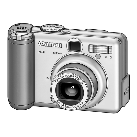 Canon PowerShot A70 Quick Start Manual