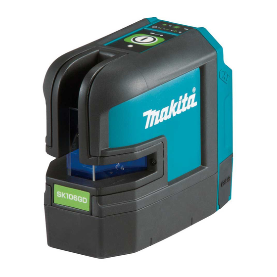 Makita SK106GDZ Manual