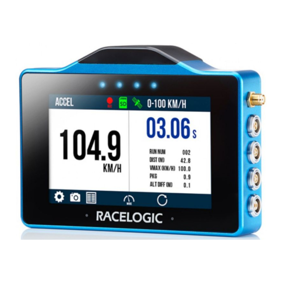 Racelogic VBOX Touch V1 Quick Start Manual