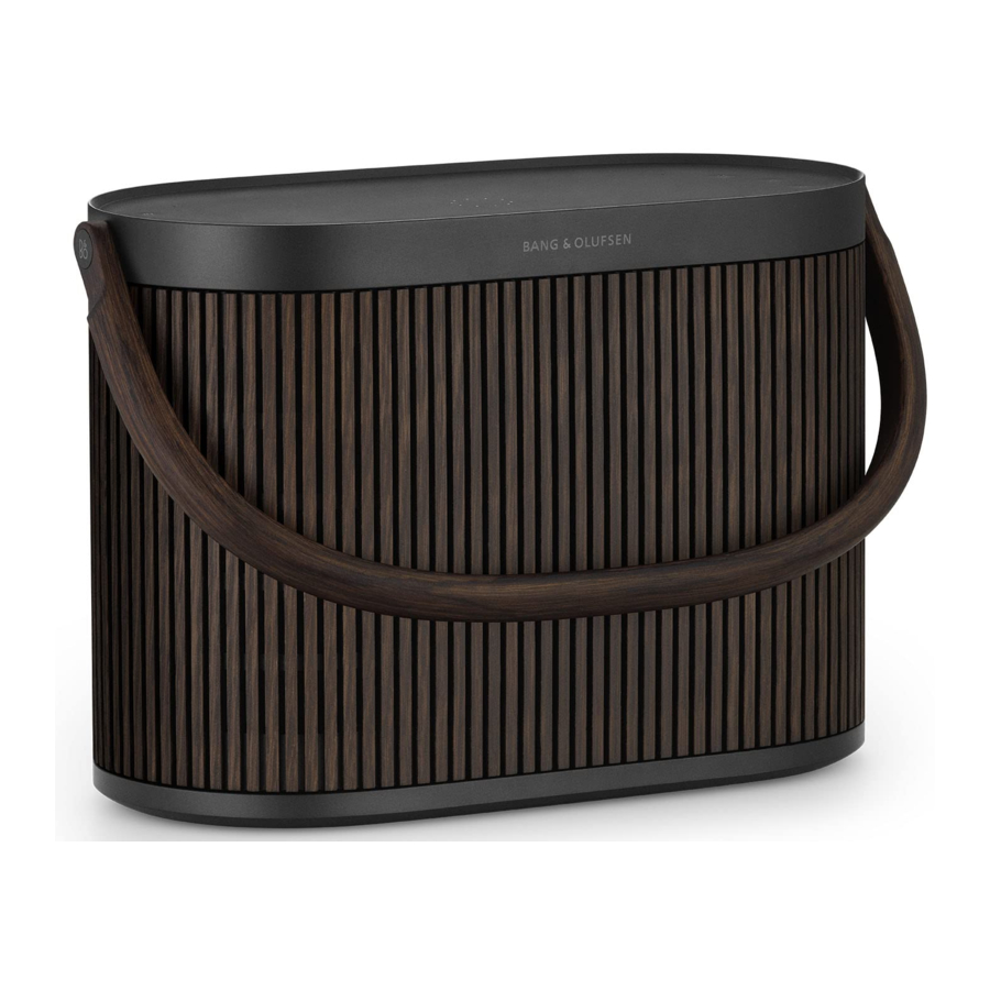 Bang & Olufsen Beosound A5 - Wireless Speaker System Manual