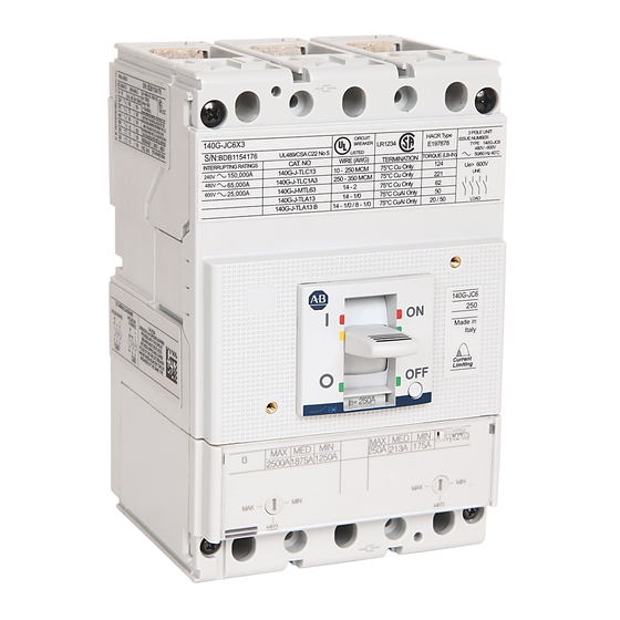 Allen-Bradley 140G-K-EXS3 Installation
