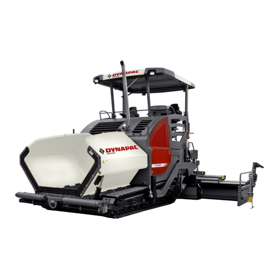 Atlas Copco DYNAPAC F2500C Operation & Maintenance Manual