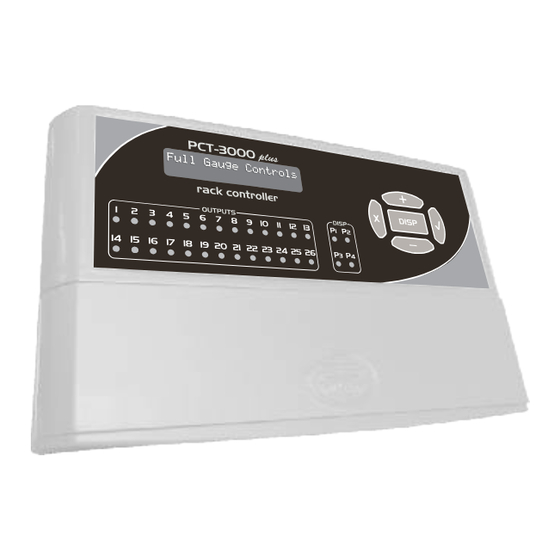 Full Gauge Controls PCT-3000 plus Manual