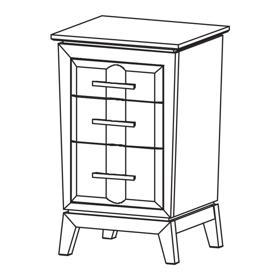 Whittier Wood Furniture Addison 1115DUET Series Assembly Instructions