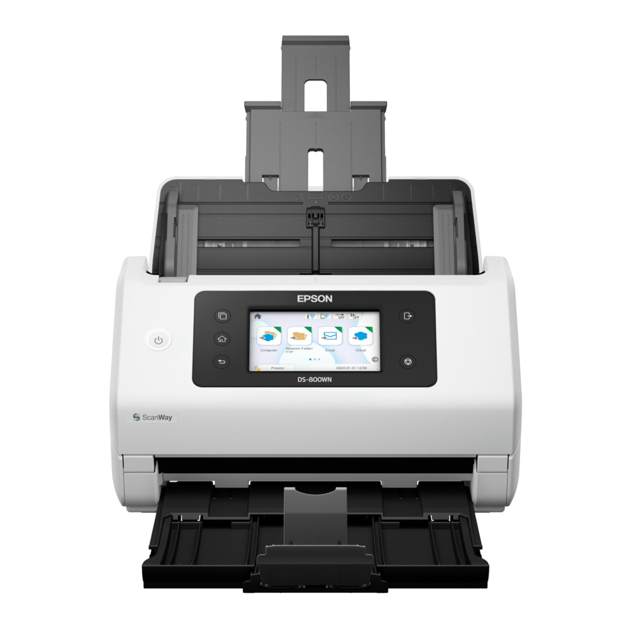 Epson DS Series, DS-800WN, DS-900WN Manual