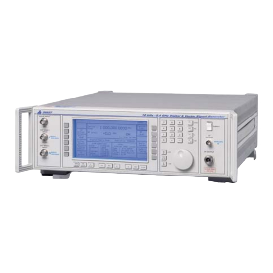 Aeroflex 2050T SERIES Operating Manual
