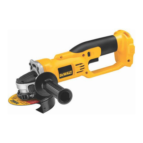 DeWalt DC411 Instruction Manual