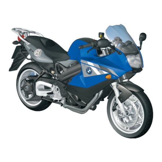 BMW F 800 ST Rider's Manual