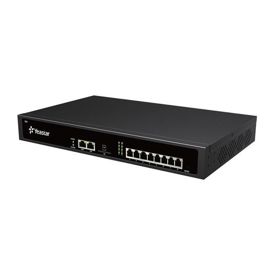 Yeastar Technology S Series Installation Manual