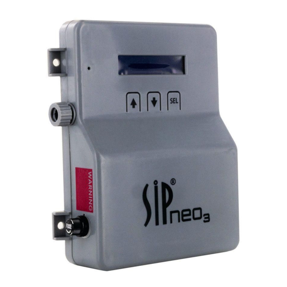 SIP Neo3 Manual To Installation, Programming & Operation