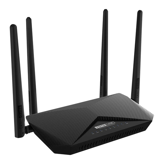 Toto Link A3002RU-V2 Setup Manual