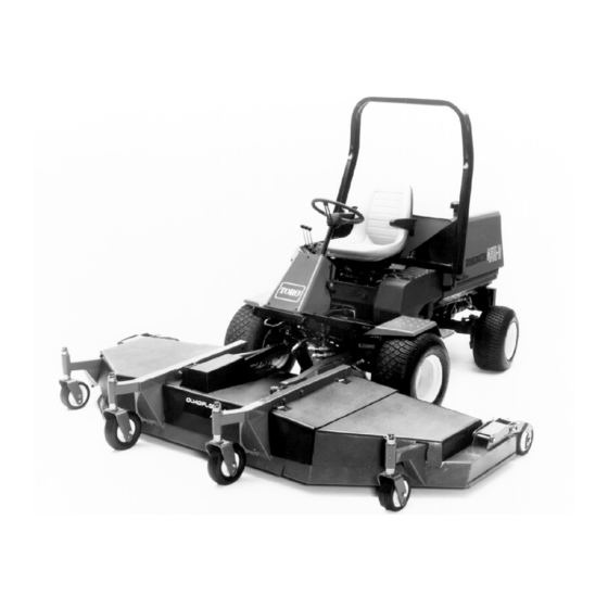 Toro GROUNDSMASTER 455-D Operator's Manual