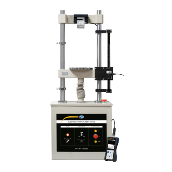 PCE Instruments PCE-MTS Series Installation Manual