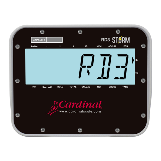 Cardinal RD3 Manuals