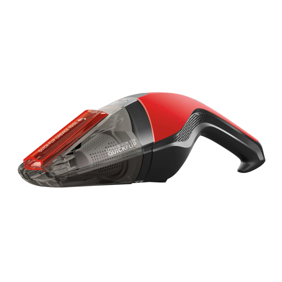 Dirt Devil Quick Flip Express Lithium Cordless Hand Vacuum Manual ManualsLib