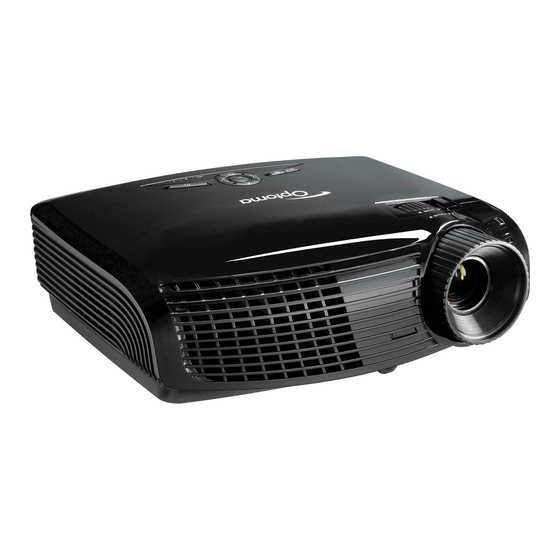 Optoma TX762 Quick Start Manual